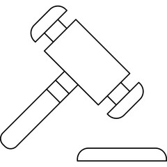 Laws single vector icon