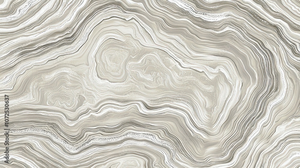 Poster abstract marble texture with swirling patterns in soft neutral tones, ideal for backgrounds, wallpap