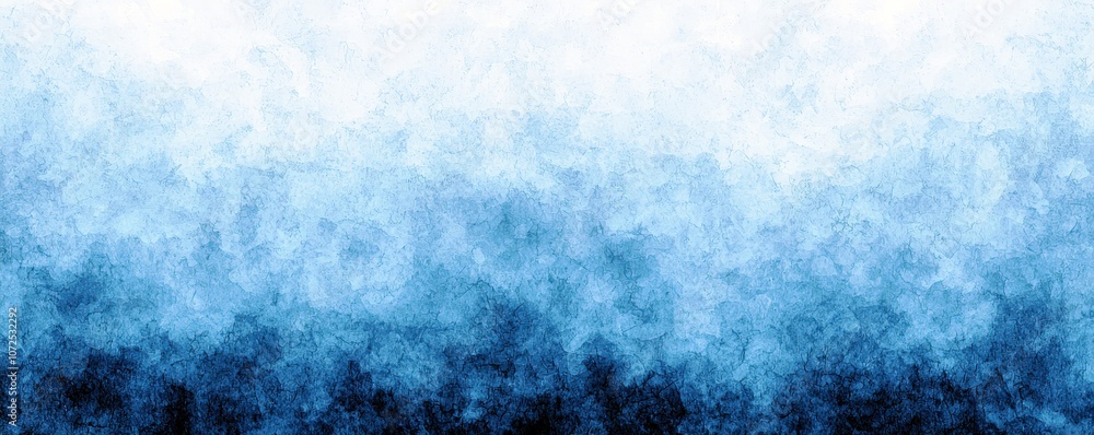 Poster tranquil gradients of blue hues in a soft textured background, ideal for creative projects and desig