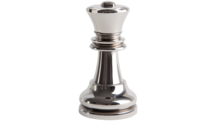 king chess piece on transparent background