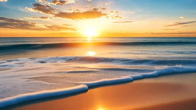 Write a short narrative about a character experiencing a moment of personal reflection while watching the sunrise on a Cancun beach