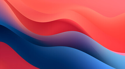 Fototapeta premium Sleek 2D Abstract Wallpaper with Crisp Solid Background