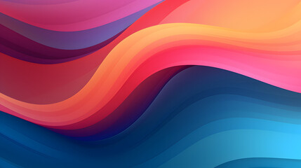 Fototapeta premium Polished 2D Abstract Wallpaper with Smooth Solid Background