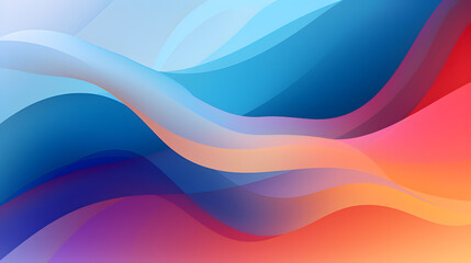 Obraz premium Elegant 2D Abstract Wallpaper on Monochrome Solid Background
