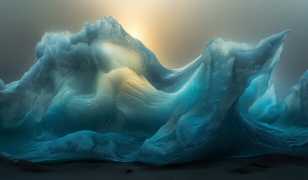 The Beautiful and Dangerous Crest of a Large Wave in Action

