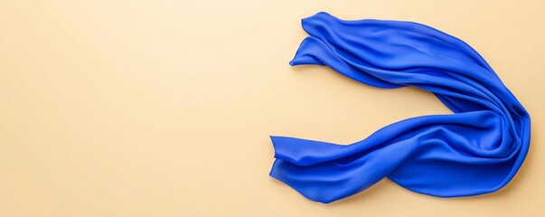 3D portrait of a waving Bosnian flag with a copy space. Countries of Europe.