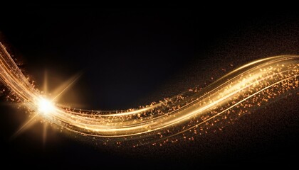 glowing line effect with sparkle