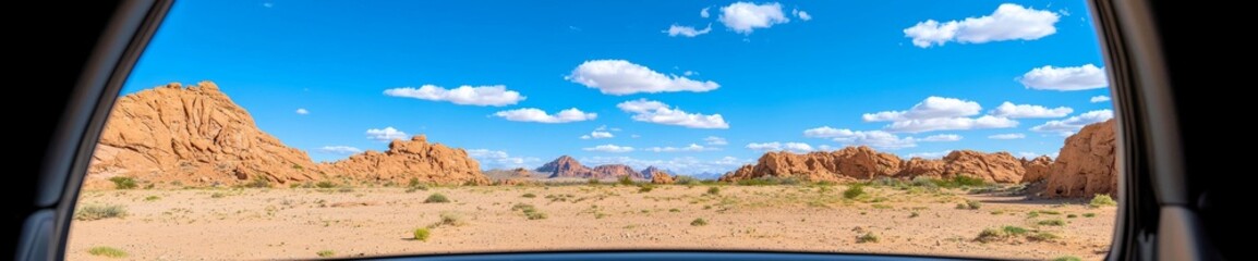 Fototapeta premium Beautiful white milky clouds over the mountain tops. A picture of a picturesque sky. An idea for a kitchen glass back wall design.