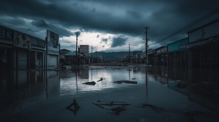 The Power of Nature Unleashed: A Devastating Flood and Its Impact on Life and Land
