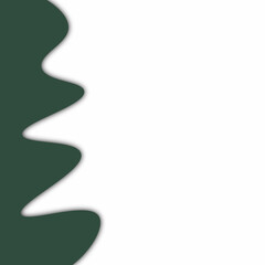 Minimalistic Abstract Background In White And Green.