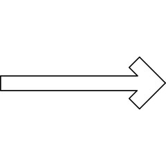 Right single vector icon