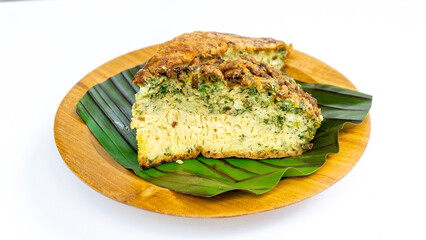 Telur talua barendo (Indonesian fried egg). This food come from padang.