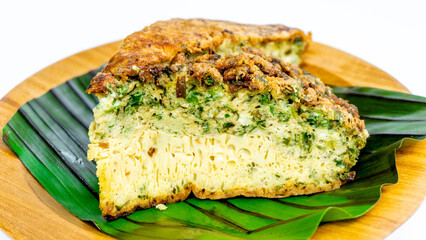 Telur talua barendo (Indonesian fried egg). This food come from padang.