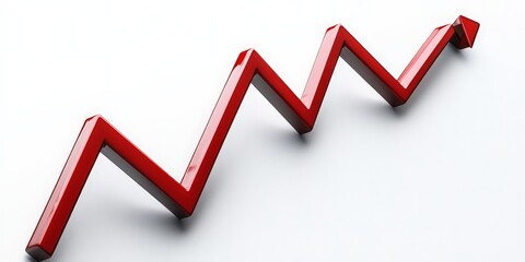 Colorful data analysis graph with multiple line charts overlaid on a bar chart, representing trends