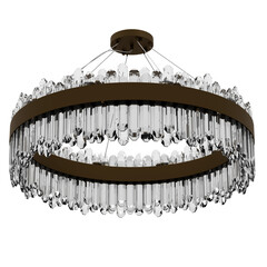 3d render chandelier pendant Ceiling Light with transparent background