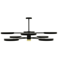 3d render chandelier pendant Ceiling Light with transparent background