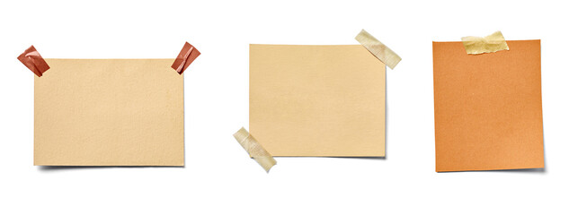 note paper piece label vintage grunge tape label ripped tag message adhesive tape push pin...