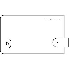 Google Wallet single vector icon