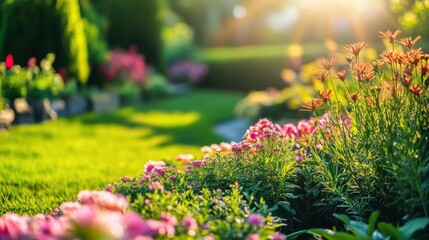 Obraz premium Essential elements for a successful garden