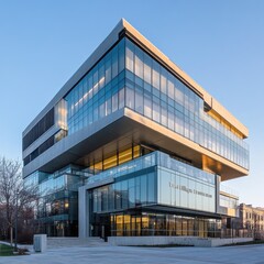 Obraz premium exterior building facade corner and sign of Peter Gilgan Centre for Research and Learning