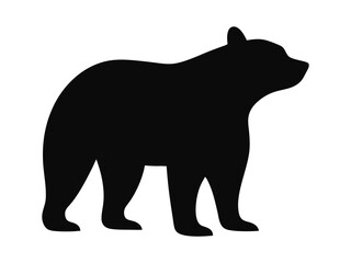 silhouette of a bear illustration