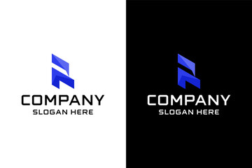 simple letter R logo design