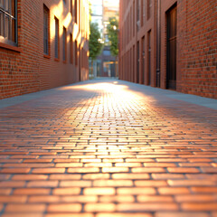 Fototapeta premium Brick wall architecture backgrounds. Copy space.