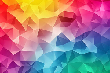 Abstract background from geometric shapes. pattern in multi-colored bright colors similar to broken glass