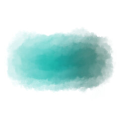 abstract turquoise cloud for brush or effect