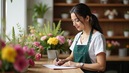 Floral Artist Planning Designs