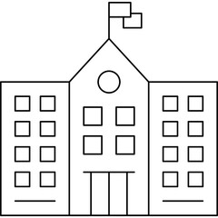 University single vector icon