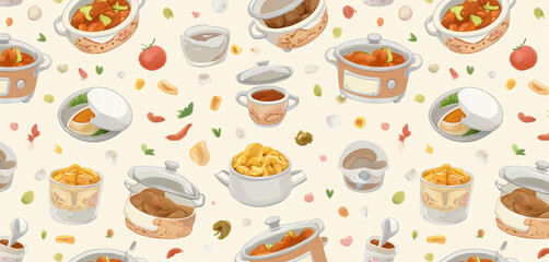  Cartoon Food Items Like Bowls