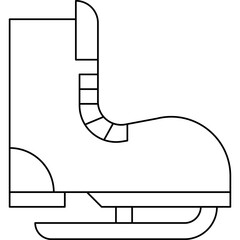 Skate single vector icon