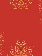 Free indian flower pattern rangoli background