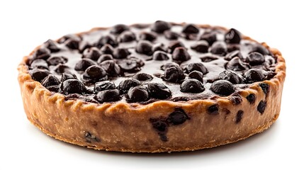 Food, Dutch Pie, Photo Realistic, White Background, Wallpaper, Cover and Screen for Smartphone, PC, Laptop, 9:16 and 16:9 Format