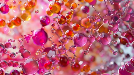 Synthesis with small molecules forming a long chain (polymer)