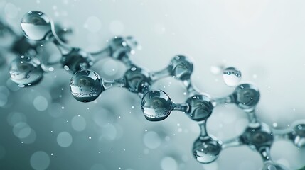 Synthesis with small molecules forming a long chain (polymer)
