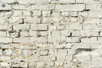  Old white brick and stone wall. Detailed photo textured background
