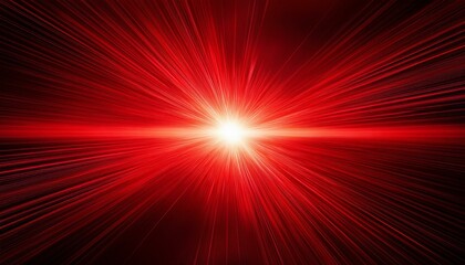 vibrant red lens flare light effect with dynamic glow and burst patterns