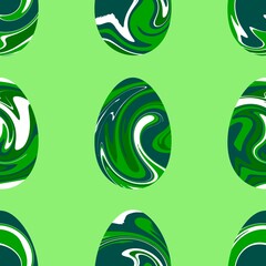 Easter seamless pattern with eggs for wallpaper and fabrics and textiles