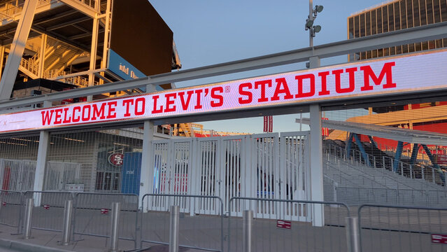 Santa Clara, California, USA, June 28, 2022: Levi's Stadium - Home venue for the National Football League's San Francisco 49ers.
