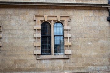 Fototapeta premium view of the old streets of Cambridge