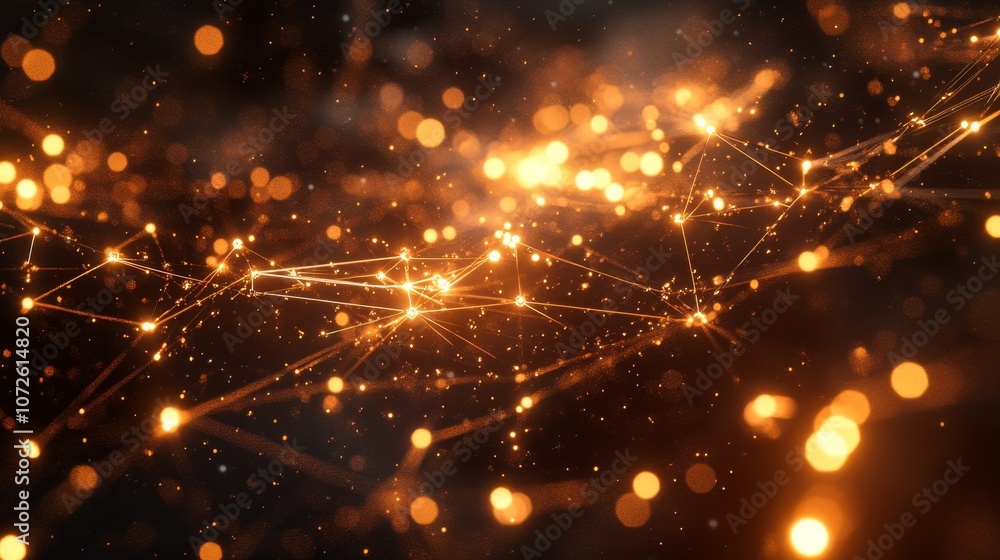 Poster discover how light and connection create stunning visual effects in digital art