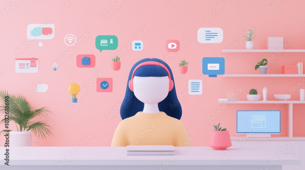 Poster discover how digital communication transforms remote work environments for enhanced productivity