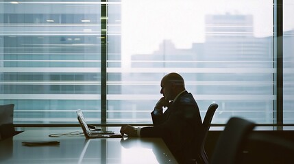 Fototapeta premium man at office