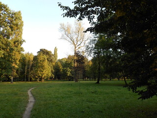 City park. Wroclaw, Poland.