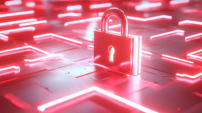 3D Illustration of Cloud Infrastructure Entitlement Management (CIEM) &ndash; Managing Cloud Access and Permissions Securely