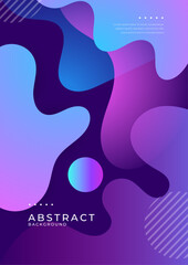 Colorful Abstract Geometric Background With Shapes