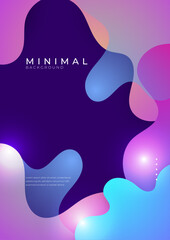 Abstract Minimal Background with Vibrant Color Gradient