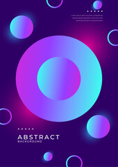 Abstract on Modern Geometric Cover Background